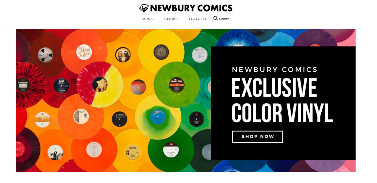 2. Newbury Comics 